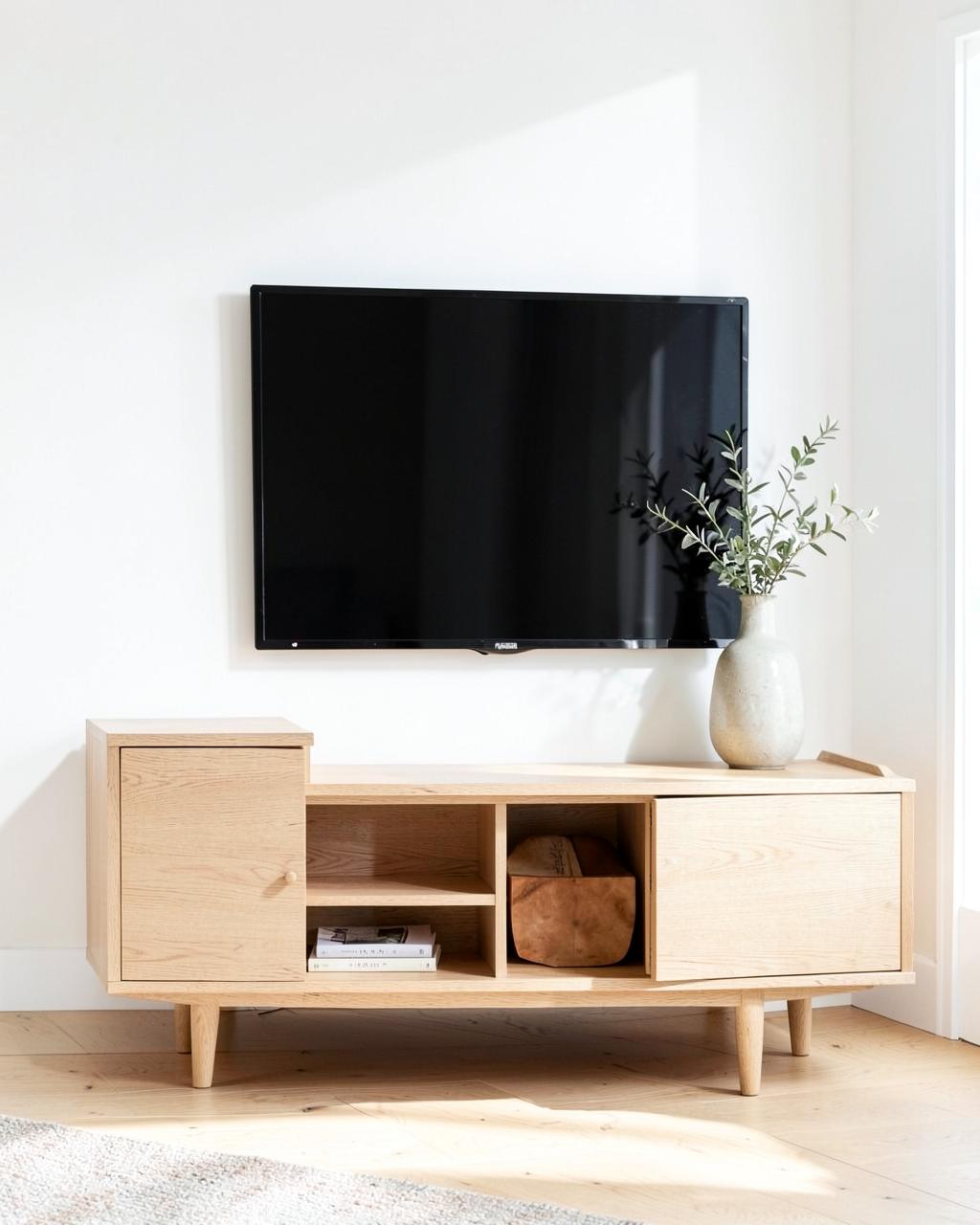Muebles TV fabricados por Muebles Shalom en Barquisimeto